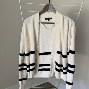 Banana Republic Striped Crop Cardigan - Size M